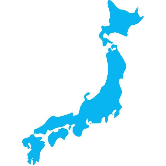 japan-Vektor-Karte