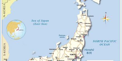 Karte japan Flughäfen