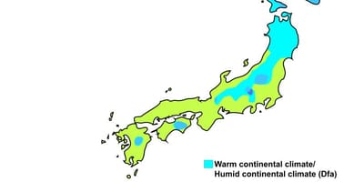 Klima-Karte japan