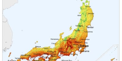 Karte von japan sunshine