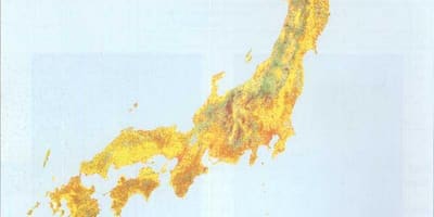 Karte von japan vegetation