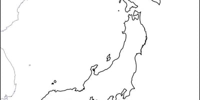 Leere Karte japan