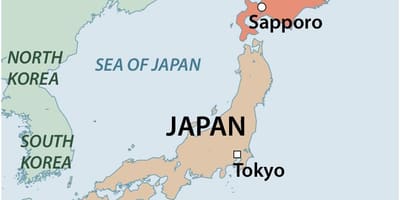 Karte von Nord-japan